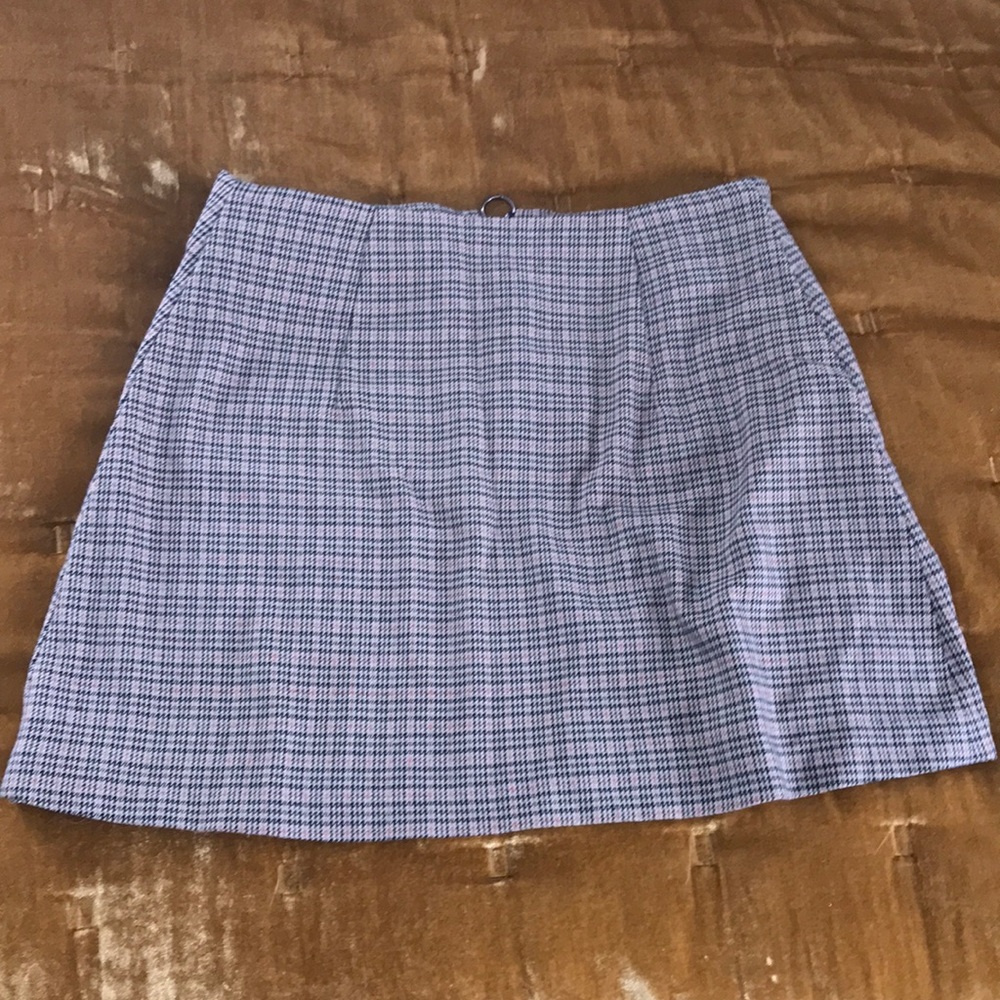 TOPSHOP plaid miniskirt